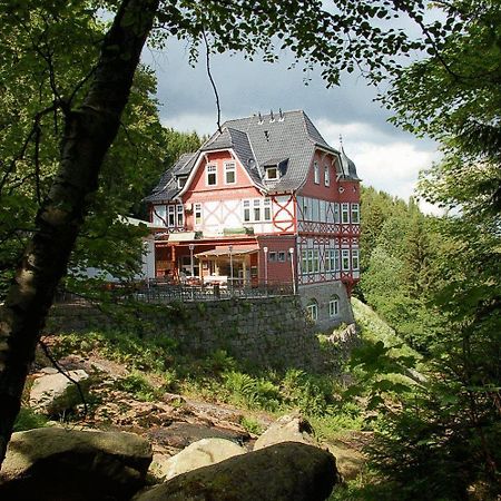 Waldgasthaus & Berghotel Steinerne Renne ヴェルニゲローデ エクステリア 写真