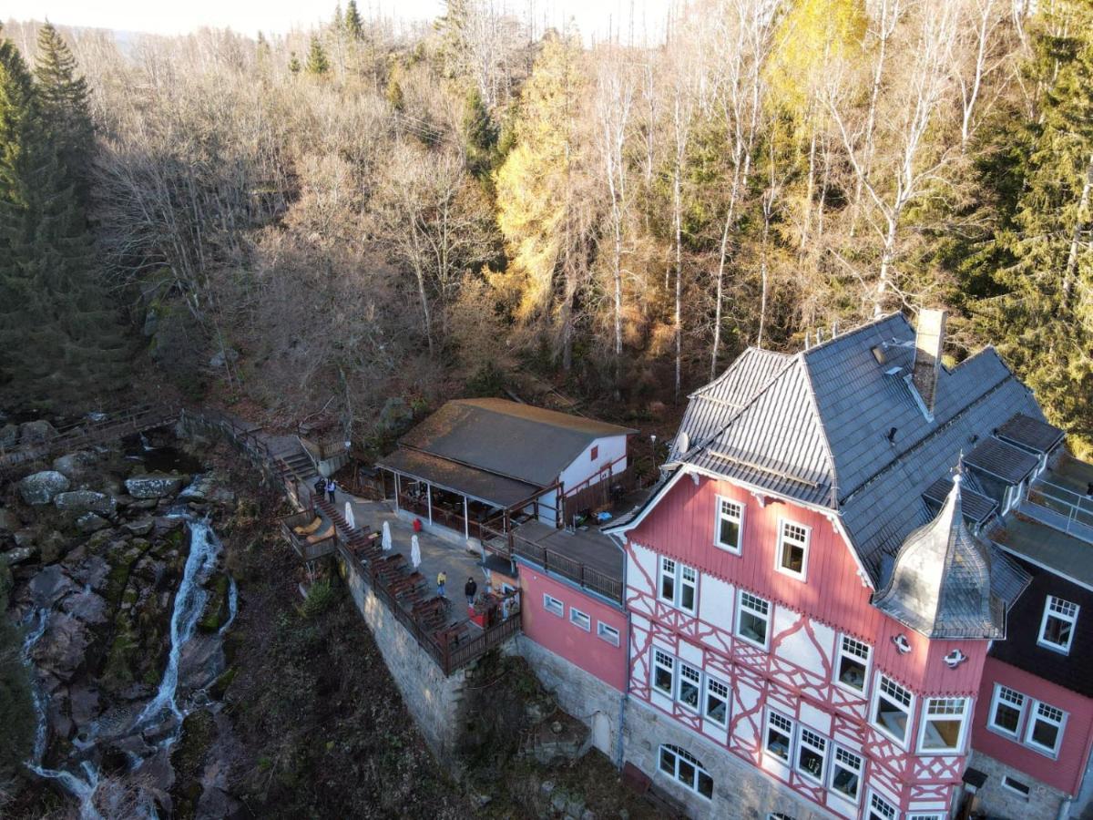 Waldgasthaus & Berghotel Steinerne Renne ヴェルニゲローデ エクステリア 写真