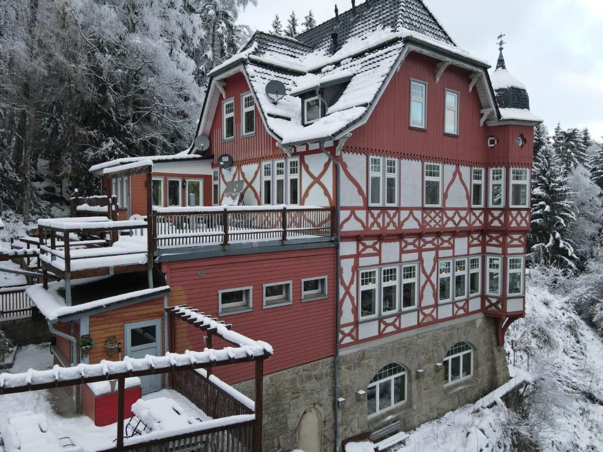 Waldgasthaus & Berghotel Steinerne Renne ヴェルニゲローデ エクステリア 写真