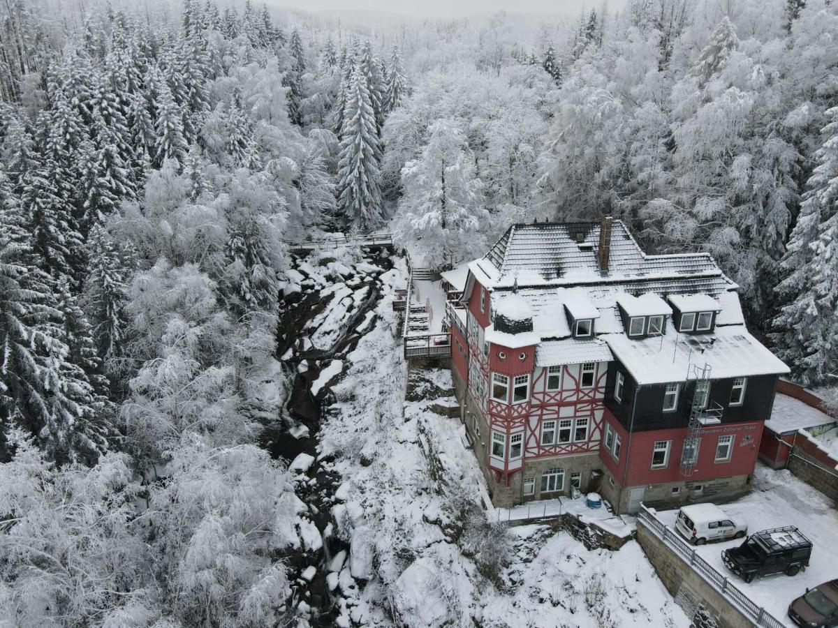 Waldgasthaus & Berghotel Steinerne Renne ヴェルニゲローデ エクステリア 写真